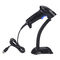 YHD Handfree Wired Barcode Scanner CCD 1D Barcode Scanner Stand Baca UPC EAN