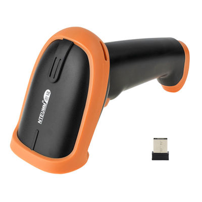 Netum Barcode Scanner Pembaca Kode Batang Nirkabel Genggam Pemindai Kode Batang Laser CCD